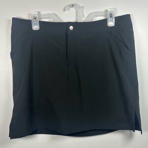 The North Face Black Apec Skirt Skort shorts Athletic wear size 12